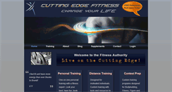 Desktop Screenshot of cutting-edge-fitness.com